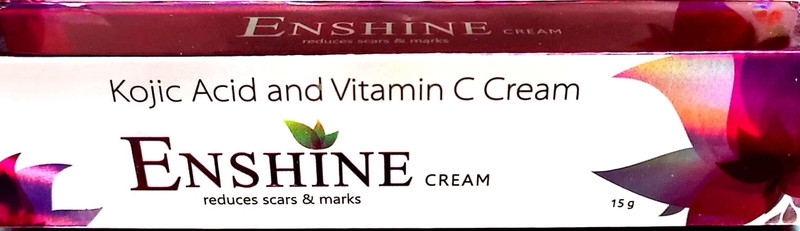 Enshine Kojic Acid & Vitamin C Cream For Reduces Scars & Marks 15g(15 g)