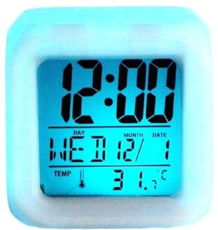 kiros Digital Digital multiple colour, LED Color Changing Clock