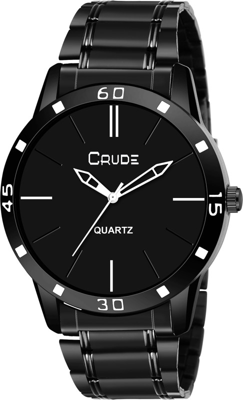 crude rg2093 full black stainless steel Analog Watch  - For Men