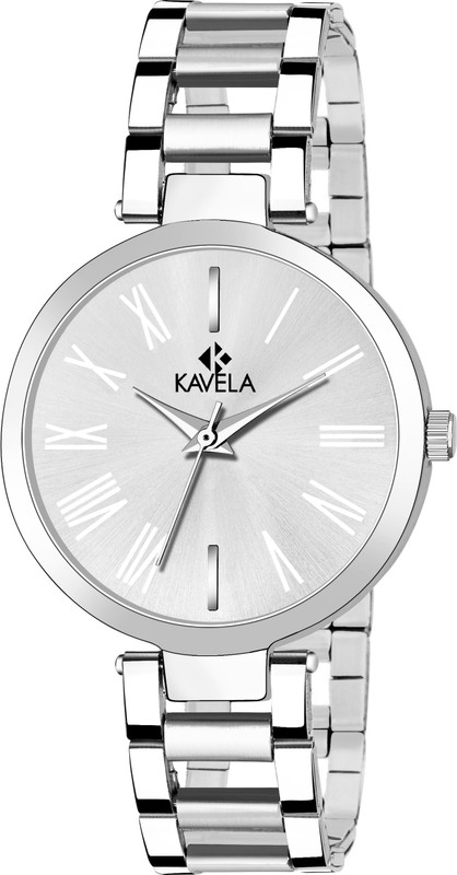 kavela ELEGANT DESIGN STAINLESS STEEL DUAL TONE METAL STRAP LADIES WATCH WITH SOPHISTICATED GREY COLOR DIAL Analog Watch  - For Women
