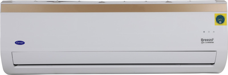Carrier 1.5 Ton 3 Star Split Inverter AC with Wi-fi Connect - White(18K 3 Star Breezo Hybridjet Wi-Fi Invereter R410A (I002) / 18K 3 Star Hybridjet Inv R410A ODU (I002), Copper Condenser)