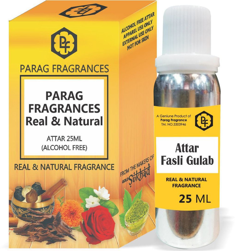 Parag Fragrances Fasli Gulab Attar 25ml Value Pack Alcohol Free and Long Lasting Floral Attar(Phulwari)