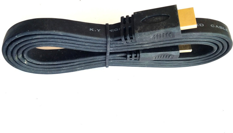 Glink Hdmi cable for TV PC Laptop Mobile 15M Flat 15 m HDMI Cable(Compatible with HDTV, TV, DVR, GAMING, MONITOR, MOBILE, PROJECTOR,, Black)