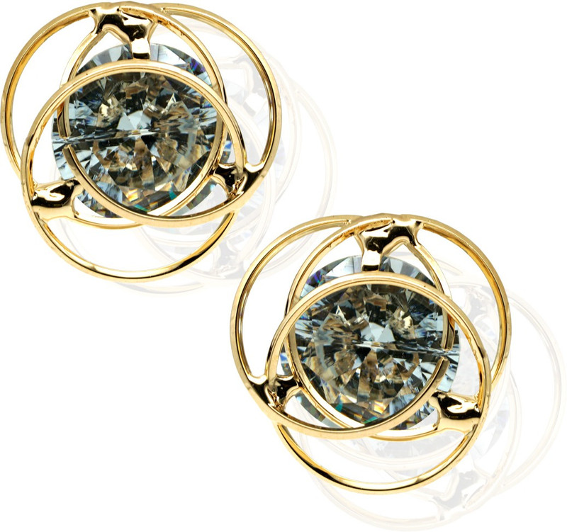 kiyara Kiyara Accessories Fashion Jewellery Love Knot Swarovski Stud Earring for women and girls. Swarovski Zirconia Alloy Stud Earring