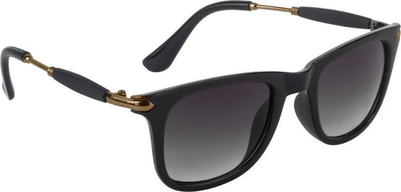 juria Wayfarer Sunglasses(Black)