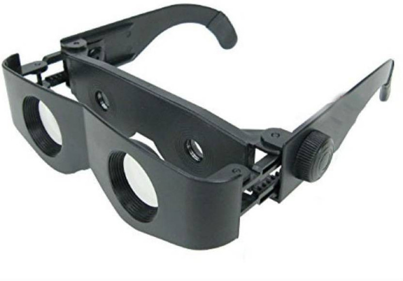 Zahuu Portable Glasses Style Magnifier Telescope Binoculars Binoculars(25 mm, Black)
