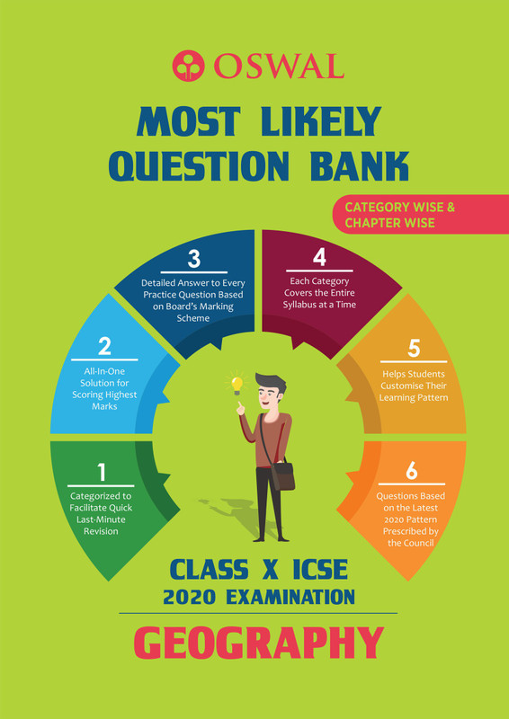 Most Likely Question Bank For Geography Icse Class 10 For 2020 Examination English Paperback Oswal Buy Online In Bahamas Missing Category Value Products In Bahamas See Prices Reviews And Free