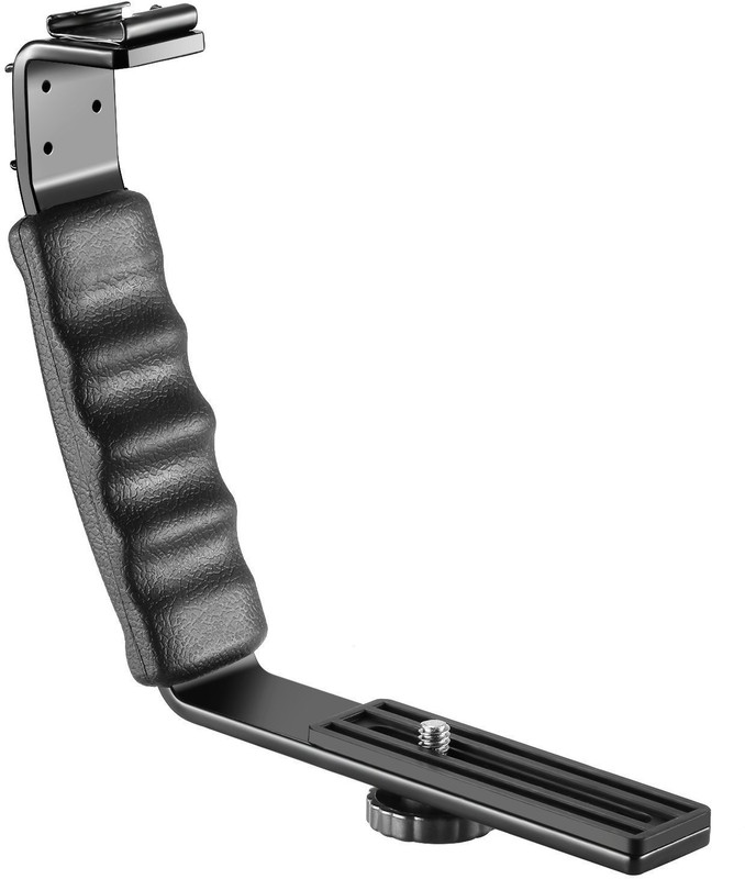 SHOPEE Dual Shoe Mount L-Bracket for DSLR Camera Video Lights,Flash, Monitors or Microphones.Heavy Duty Custom Flash Bracket SHOPEE Dual Shoe Mount L-Bracket for DSLR Camera Video Lights,Flash, Monitors or Microphones.Heavy Duty Custom Flash Bracket