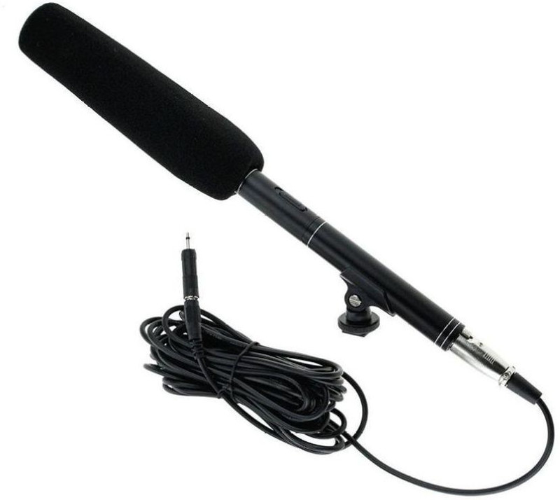 American Sia Professional Camcorder Shotgun Mic wth Microphone Clips Camera Microphone
