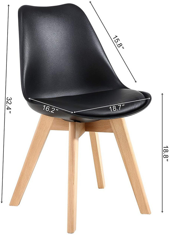 azazo divider Plastic Dining Chair(Set of 1, Finish Color - Matte)