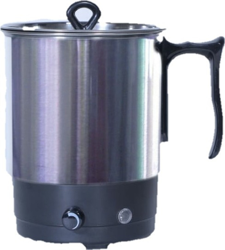 Atmco 1.2 L Electric Kettle(1.2 L, Silver, Black)