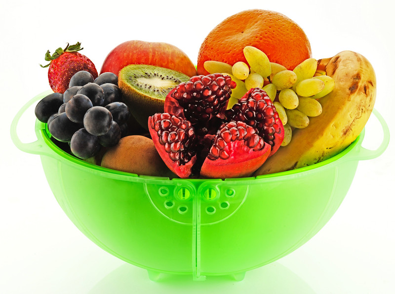 Skyline Smart Bowl for Fruit & Vegetable Plastic Dessert Bowl(Green, Pack of 1)