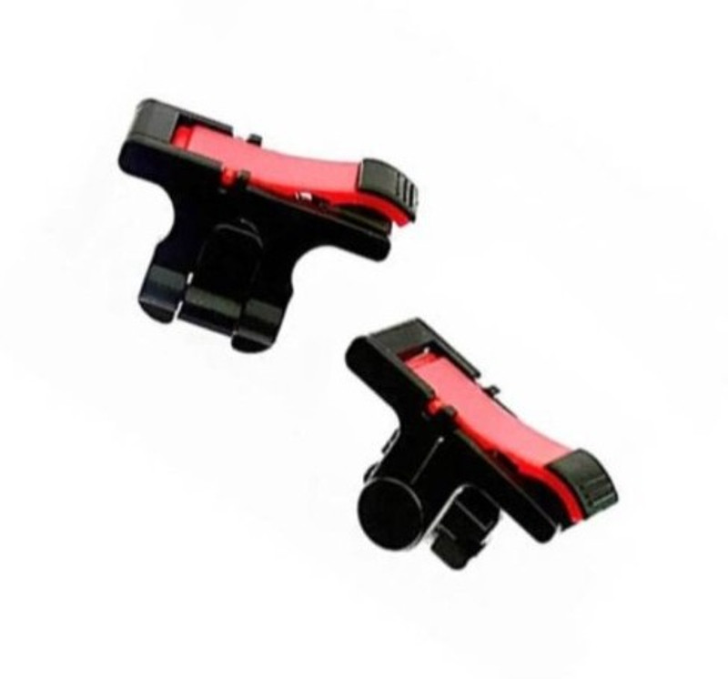 ADHBHUD PUBG Shooter Controller Gaming Trigger Fire Button Handle for IOS Android Gaming Accessory Kit(Red, For Android, iOS)