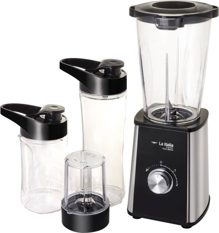 La Italia Pro Nutri Blend 300 Juicer Mixer Grinder(Black, 4 Jars)
