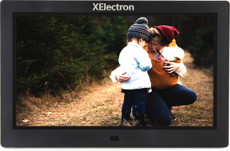 XElectron DPF1004B 10 inch Digital Photo Frame with IPS Technology XElectron® & BIS certified(128 MB, Black)