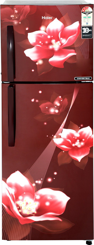 Haier 258 L Frost Free Double Door 3 Star Convertible Refrigerator(Red Flower, HEF-25TRF) Haier 258 L Frost Free Double Door 3 Star Convertible Refrigerator(Red Flower, HEF-25TRF)