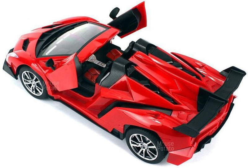 vezol Remote Control Open the Door with Nice Headlights Racing Car (Multi Color)(Multicolor)