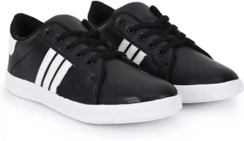 well feet Men Casual shoes Sneakers For Men(Black)
