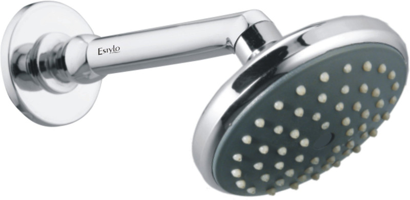 estylo Bath Brand - Abs Bend Shower Ovel Nozzle With Ss Arm - Chrome Finished Item Shower Head