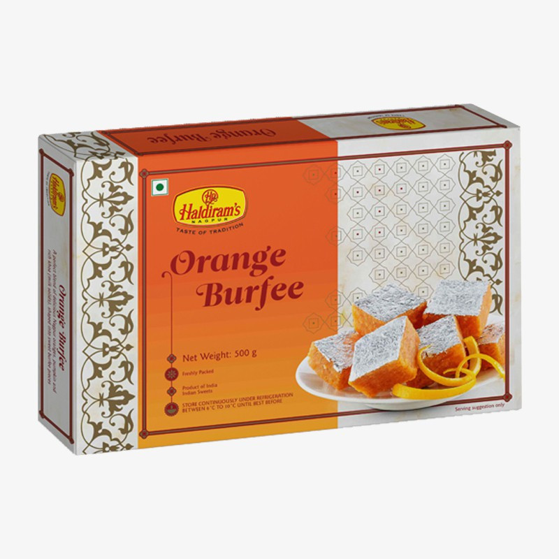 Haldiram's Orange Burfee Box(500 g)