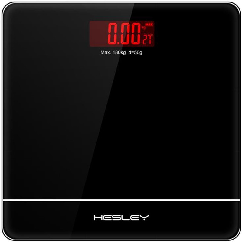 HESLEY Digital Weighing Scale /Weighing Machine - Elegant Black Weighing Scale(Black) HESLEY Digital Weighing Scale /Weighing Machine - Elegant Black Weighing Scale(Black)