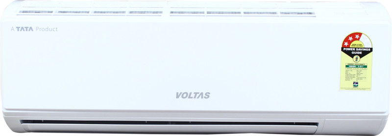 Voltas 1 Ton 3 Star Split AC - White(123 DZW, Copper Condenser)
