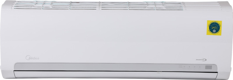 Midea 1 Ton 3 Star Split Inverter AC - White(12K 3 Star Santis Pro Dlx Inverter R410A (MI001)/12K 3 Star Inverter R410A ODU (MI001), Copper Condenser)