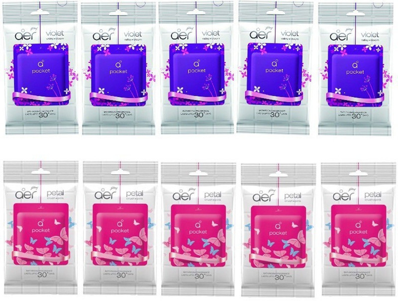 aer poket petal violet Gel (Pack of 10)(100 ml)