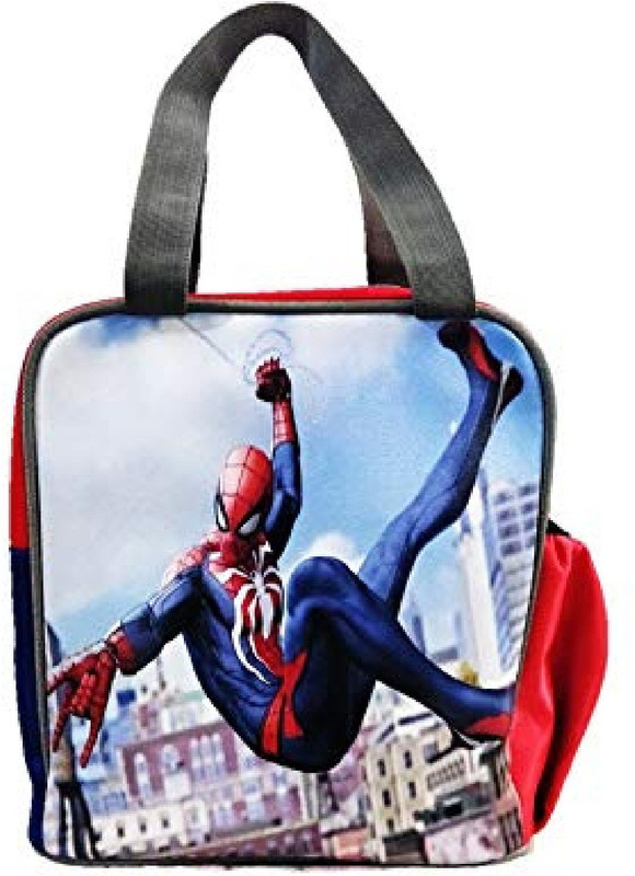 eswaraa Lunch Bag For Kids, Boys Lunch bags, Stylish Lunch Bag, Spider-man Lunch Bag(Blue, 10 L)
