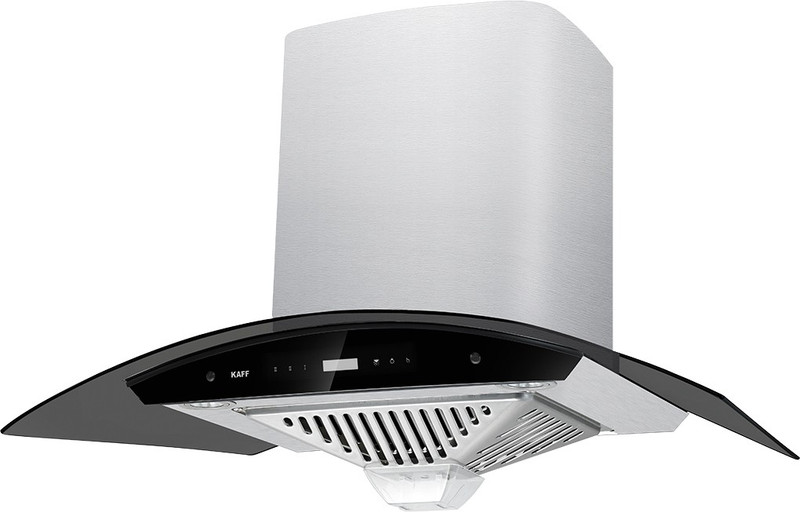 Kaff Ambra DHC 90 SS Auto Clean Wall Mounted Chimney(Stainless Steel 1180 CMH)