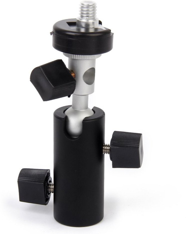 SHOPEE 360¡ãFlash Hotshoe Hot shoe Umbrella Flash Bracket Light Stand Support Flash Shoe Adapter