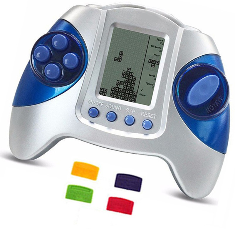 Alafi Best Buy video games ideal for hand eye cordination,skill increasing,brain with ALL IN ONE WITH 4 CHIP BRICK GAMES q8(Game will not work until inserting chip) NA GB with GAME, 4 CHIP, BATTERY(Multicolor)