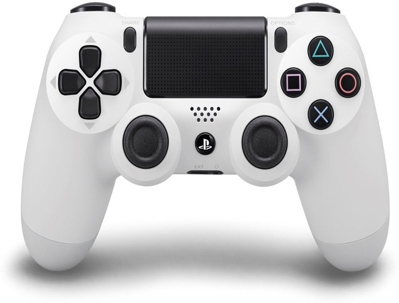 xtraq technologies Dual Shock 4 Wireless Controller  Joystick(White, For PS4)