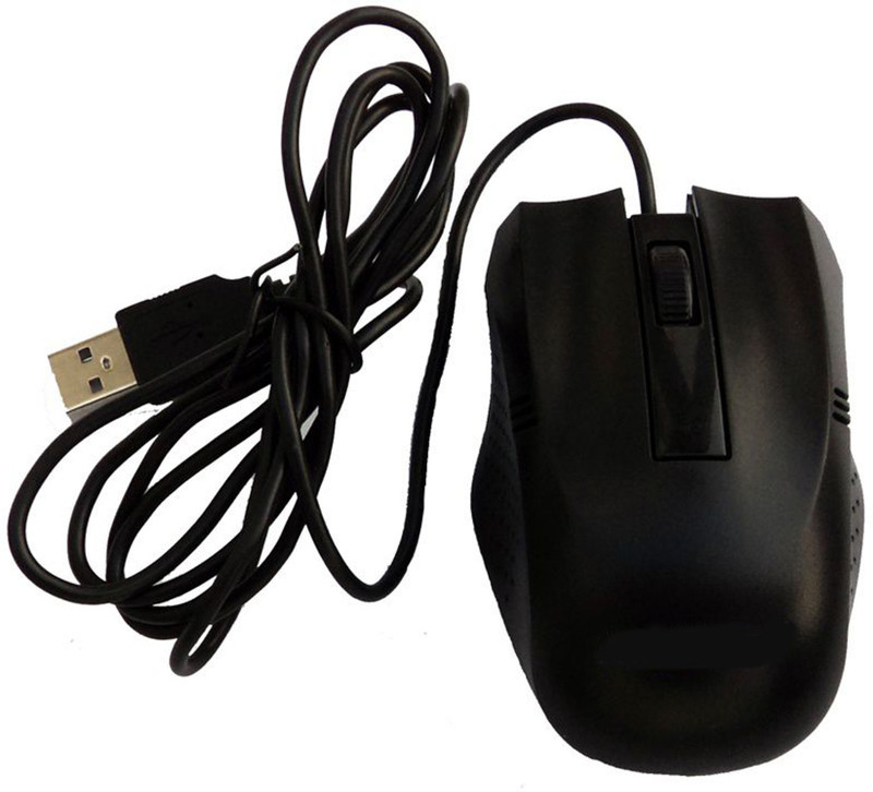 redrok MU-253S Wired Optical Mouse(USB 2.0, Black)