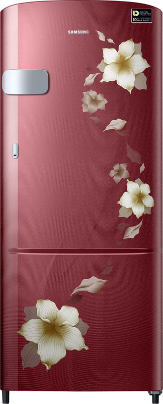 Samsung 212 L Direct Cool Single Door 3 Star Refrigerator(Star Flower Red, RR22M2Y2ZR2/NL) Samsung 212 L Direct Cool Single Door 3 Star Refrigerator(Star Flower Red, RR22M2Y2ZR2/NL)