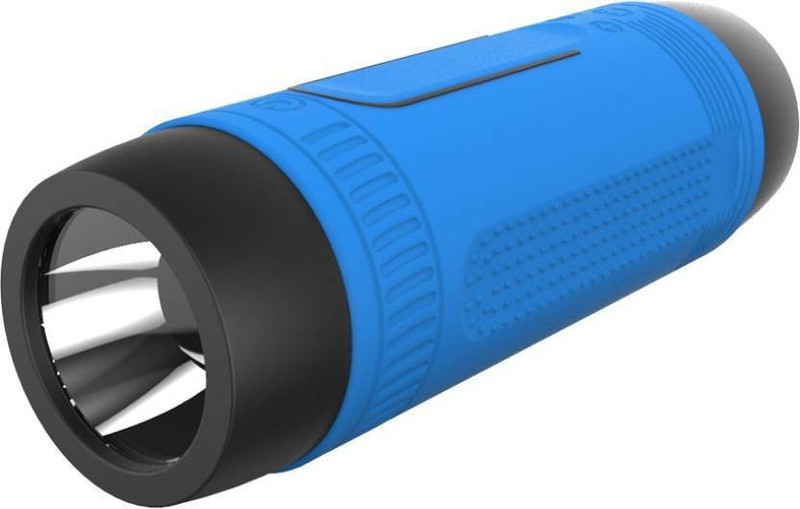 mobaccx Wireless Bluetooth Bike Speakers Hands-free Water-resistant Power Bank 5 W Bluetooth  Speaker(Blue, Stereo Channel)