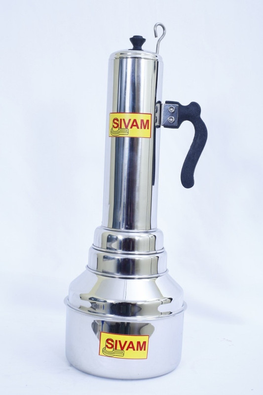 sivam SIVAM Ultimate Induction Base Puttu Cooker Stainless Steel Steamer(1 L)