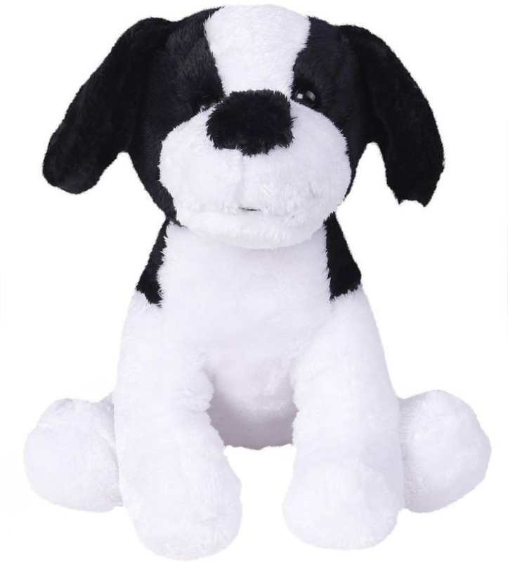 upharam STUFF DOG BLACK & WHITE  - 24 cm(Multicolor)