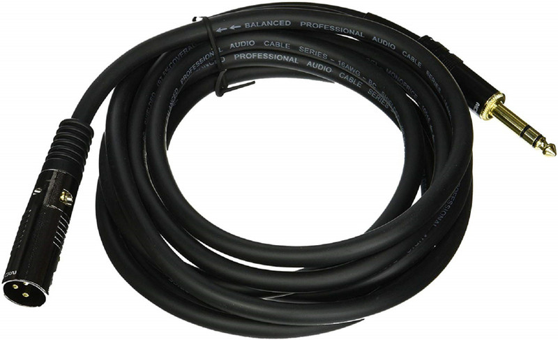 Monoprice TV-out Cable 104762(Black, For Computer, 3 m)