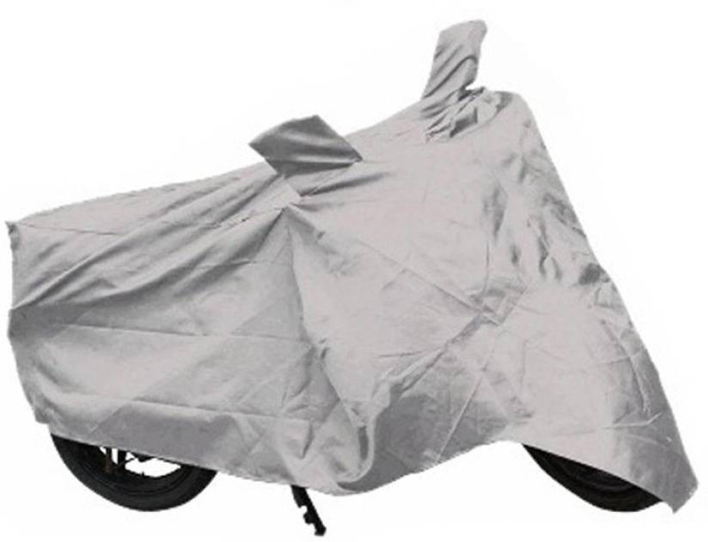 sk international Two Wheeler Cover for TVS(Phoenix, Silver)