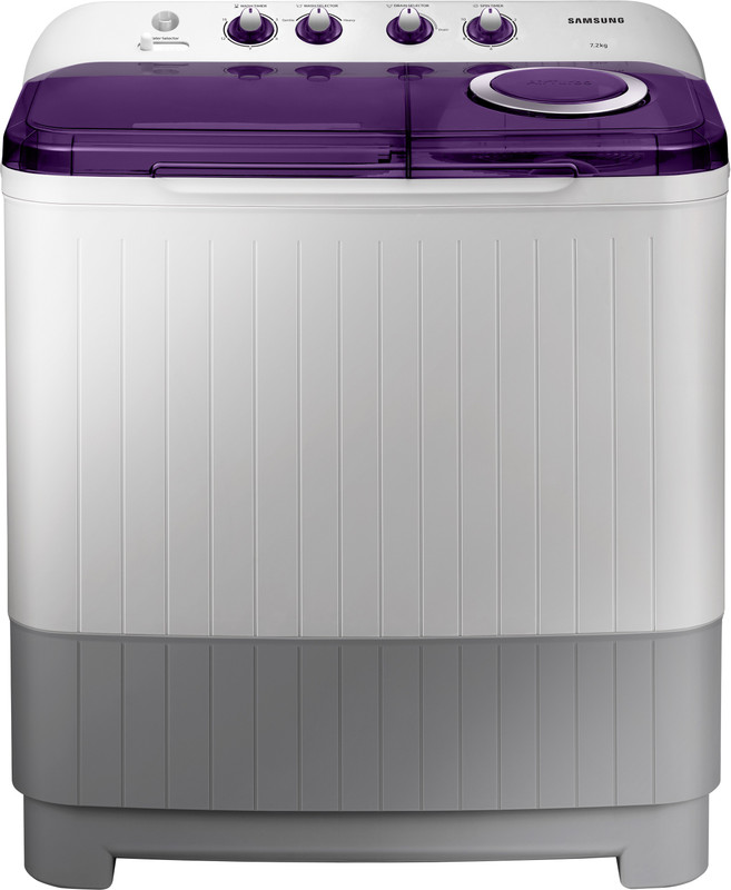 Samsung 7.2 kg Semi Automatic Top Load with In-built Heater Purple, White, Grey(WT72M3200HL/TL)