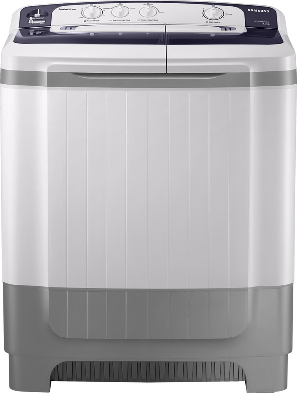 Samsung 8 kg Semi Automatic Top Load with In-built Heater White, Blue, Grey(WT80M4200HL/TL)