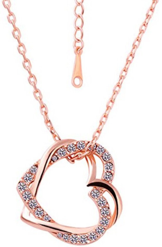 jewel planet pen0111 Rhodium Crystal Metal Pendant