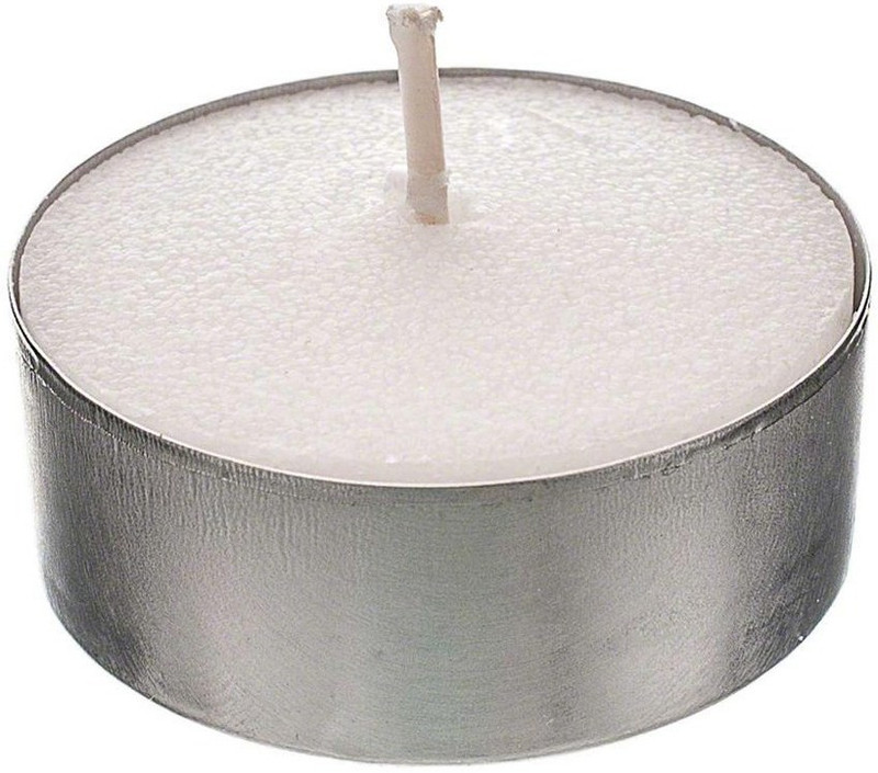 friday clientage Carbon Steel, Steel 50 - Cup Tealight Holder Set(White, Silver, Pack of 50)