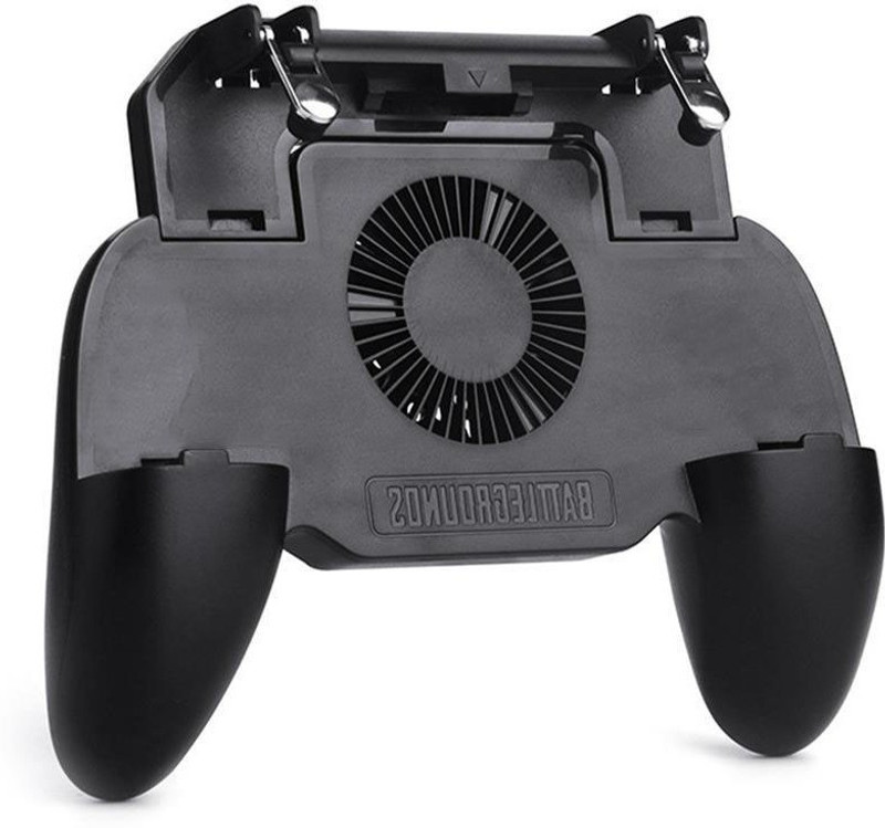 BUY SURETY Multi-functional design|| Game Controller || Metal L 1 R 1 Shooter Trigger || Fire Button || Cooling Cooler Fan || GamePad 4 In 1 Portable || 4 in 1 2000mAh Power Bank || Cellphone Charging Stand || Holder || USB Gamepad || For iOS Smartphone USB Gamepad(Black, For Android, iOS) BUY SURETY Multi-functional design|| Game Controller || Metal L 1 R 1 Shooter Trigger || Fire Button || Cooling Cooler Fan || GamePad 4 In 1 Portable || 4 in 1 2000mAh Power Bank || Cellphone Charging Stand || Holder || USB Gamepad || For iOS Smartphone USB Gamepad(Black, For Android, iOS)