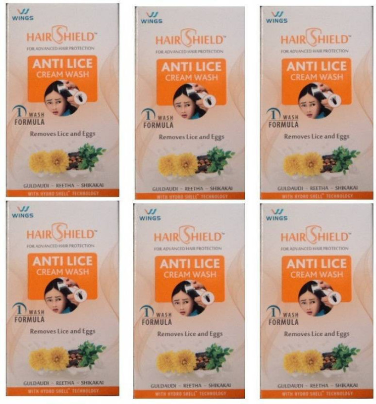 Hair Shield Anti Lice Cream Wash 20ml Pack Of 12 360 Ml Buy