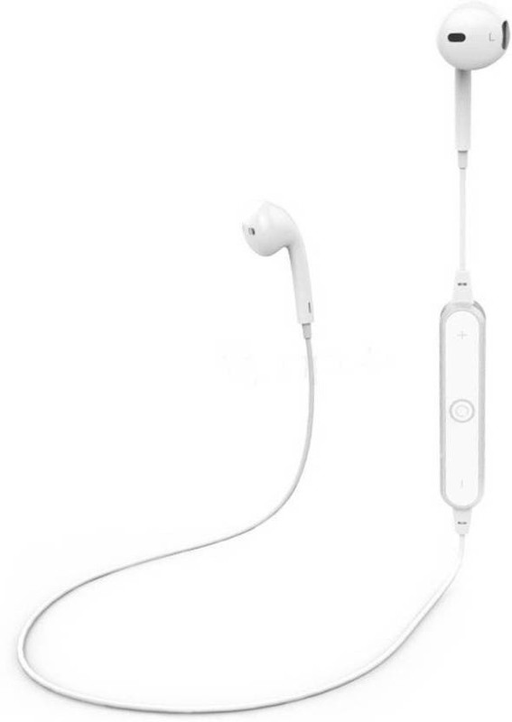 handh LM BH06 PULSE SECURE FIT HEAVY BASS COMFORT FIT 3D SOUND WIRELESS Bluetooth Headset with Mic(White, In the Ear)