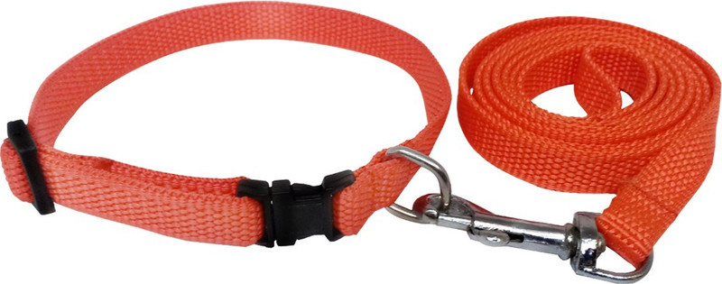 cutepuppy CP26 Dog Collar & Leash(20 - 30 cm, RED)