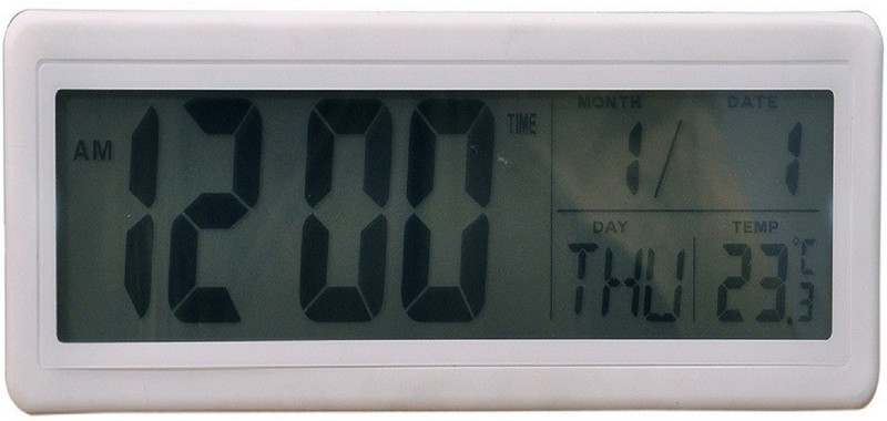 digosh Digital White Clock