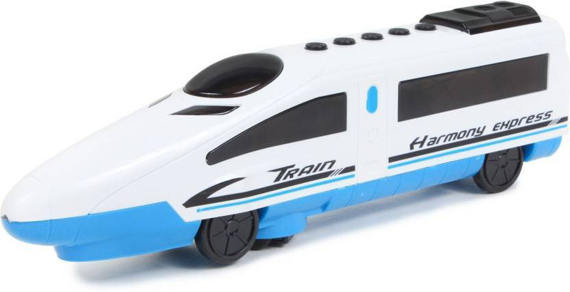 MS Amaze Express Train Engine Toy with Dynamic Music, Flashing Lights and & Rotation(Multicolor, Pack of: 1)
